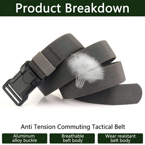 Alternative view of BN107 Pluggable Buckle Tactical Fashionable Belt For Men