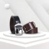 B103 2-Piece Genuine Leather Belt Combo Offer