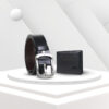 B104 1-Piece Genuine Leather Belt & Wallet Combo Offer