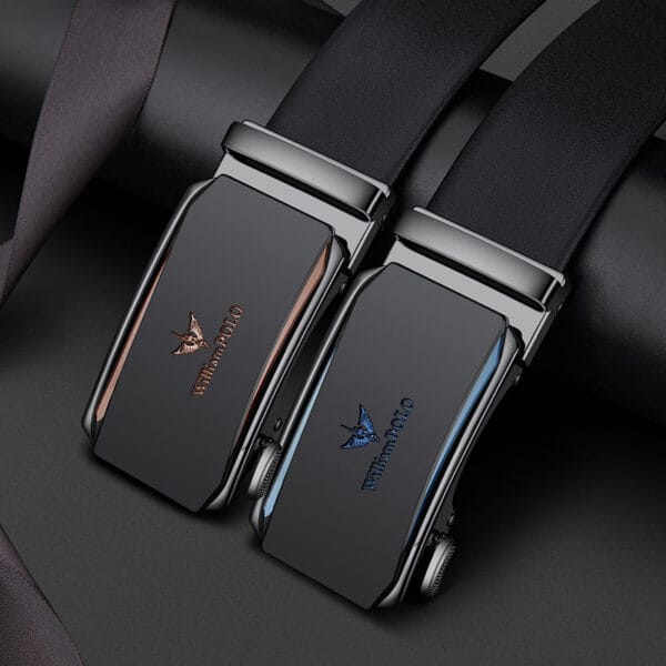 BAF26 WilliamPOLO Fashionable Automatic Buckle Belt for Men
