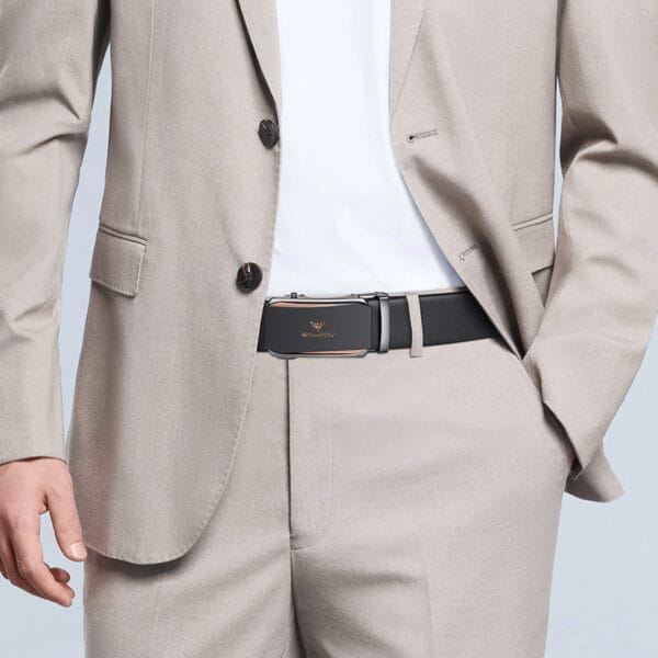 Alternative view of BAF26 WilliamPOLO Fashionable Automatic Buckle Belt for Men