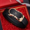 WilliamPOLO Automatic Buckle Genuine Leather Belt for Men - BGL27