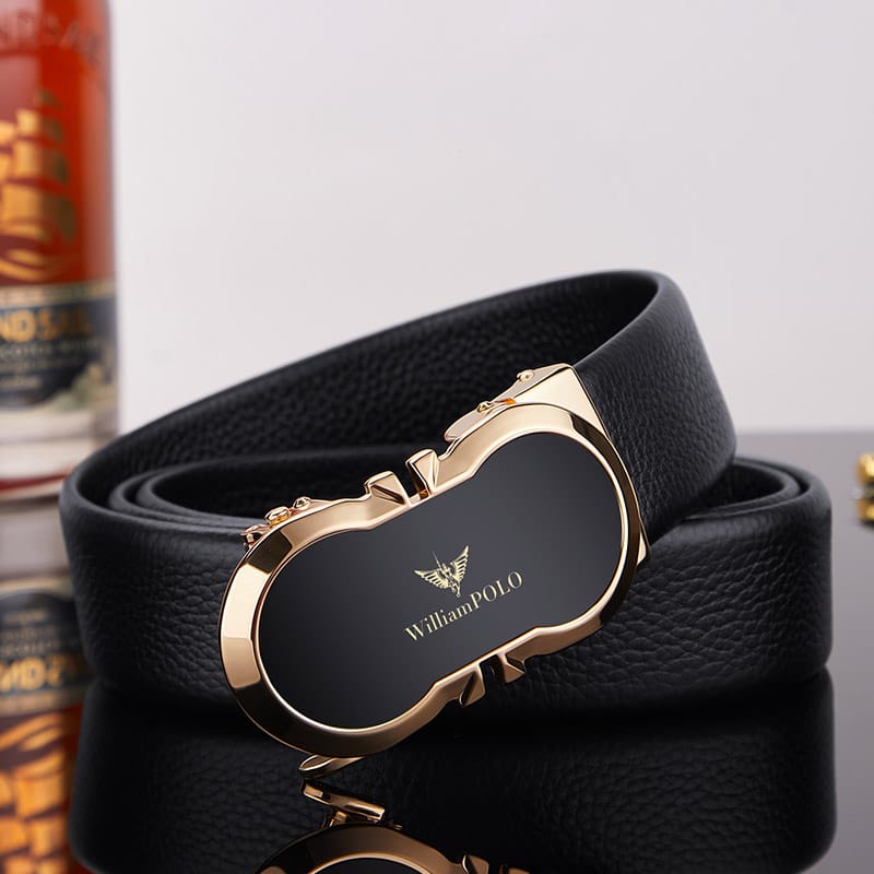 WilliamPOLO Automatic Buckle Genuine Leather Belt for Men - BGL27 - Image 2
