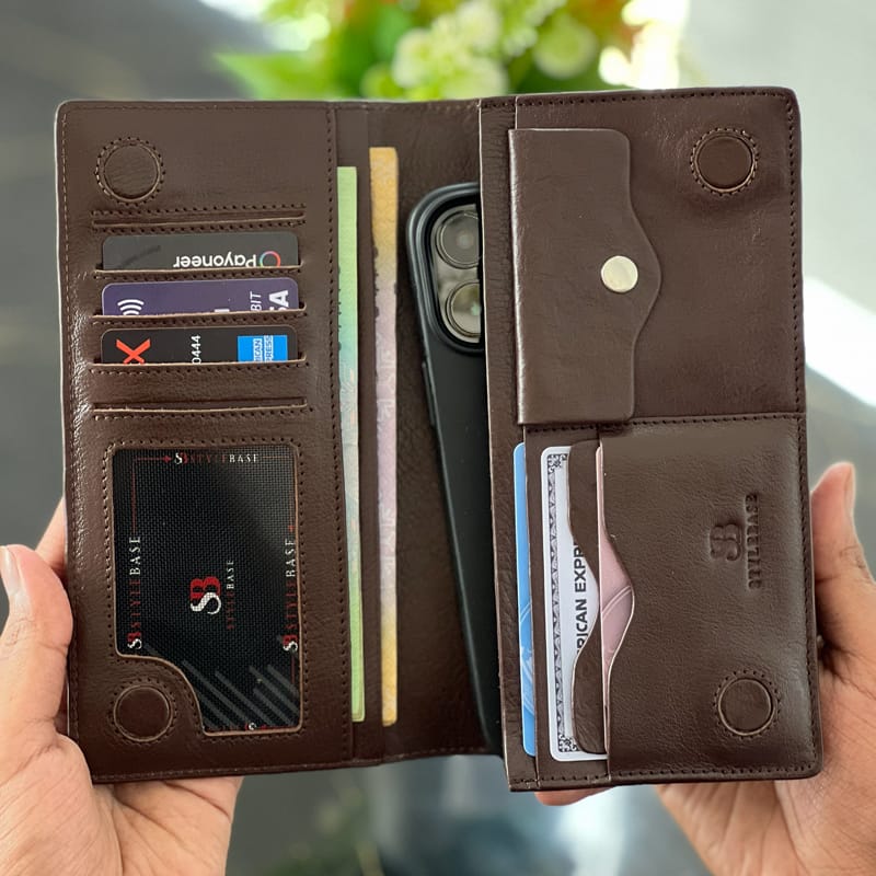 The Monarch Genuine Leather Long Wallet - LWG2 - Image 2