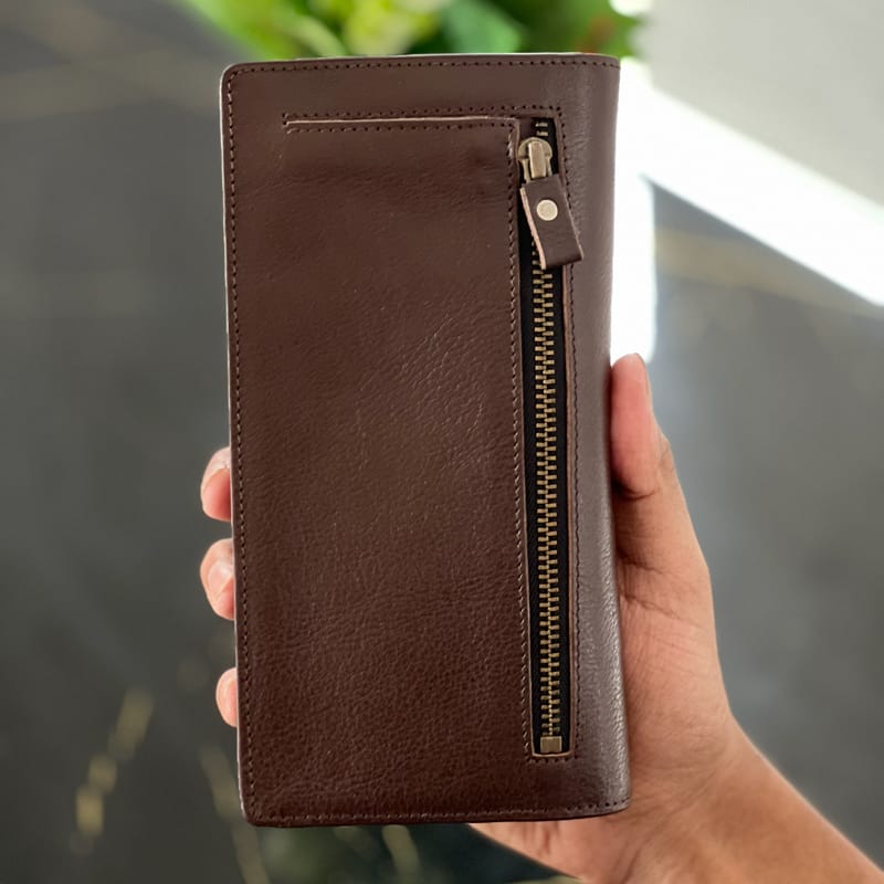 The Monarch Genuine Leather Long Wallet - LWG2 - Image 3