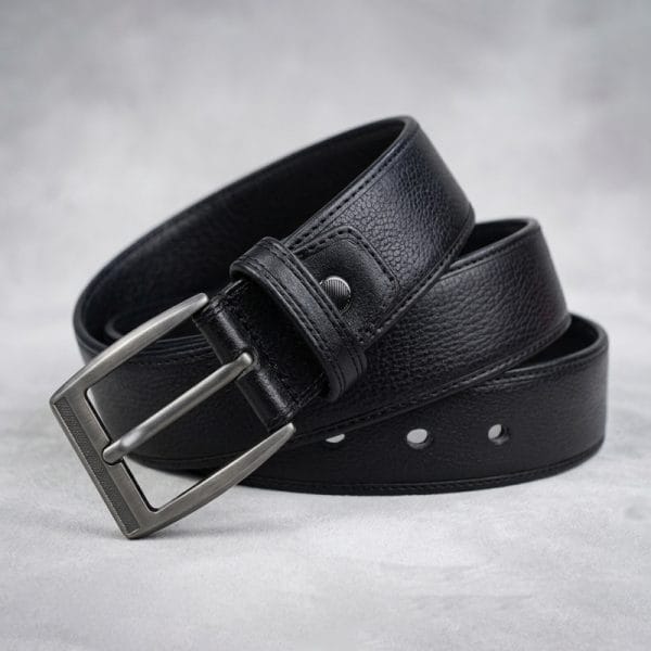 Premium Edge-Wrapped Genuine Leather Belt for Men - BPB7