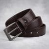 Premium Edge-Wrapped Genuine Leather Belt for Men - BPB7