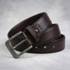 Premium Edge-Wrapped Genuine Leather Belt for Men - BPB7