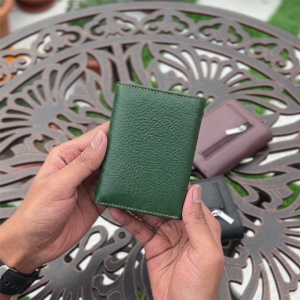 RFID Secure Genuine Leather Pop-Up Wallet - SWG2 - Image 5