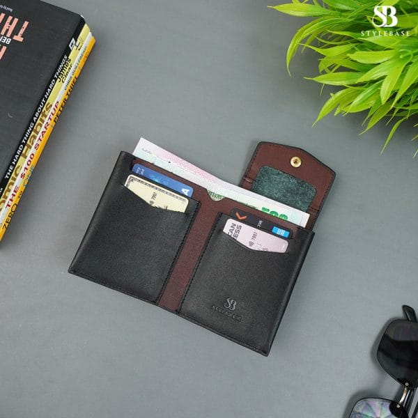 Milano European Style Genuine Leather Bifold Wallet - SWG11 - Image 3