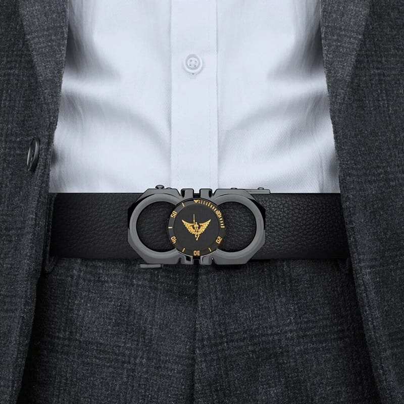 WilliamPOLO Automatic Buckle Genuine Leather Belt for Men - BGL28 - Image 2