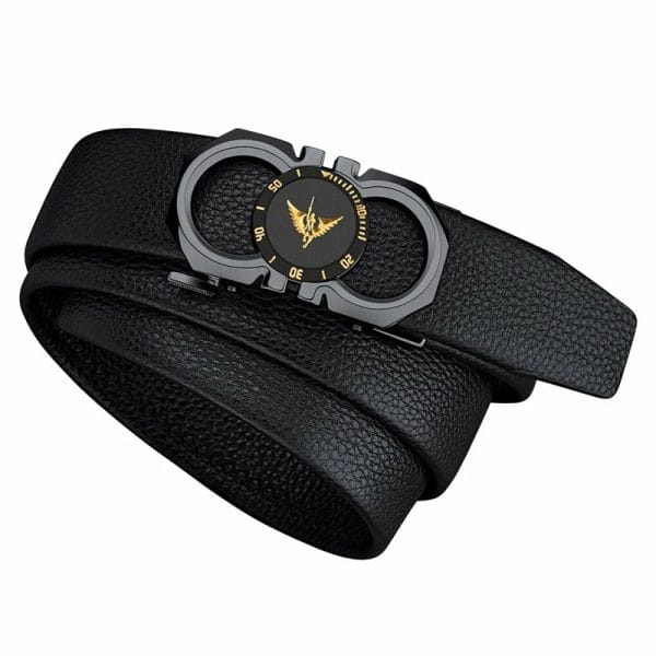 WilliamPOLO Automatic Buckle Genuine Leather Belt for Men - BGL28 - Image 4